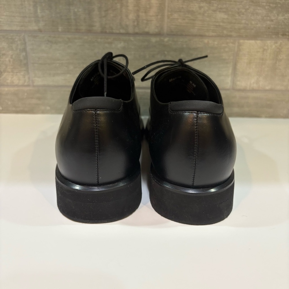 Rockport Black Leather Oxfords Size 9.5 - Picture 8 of 10